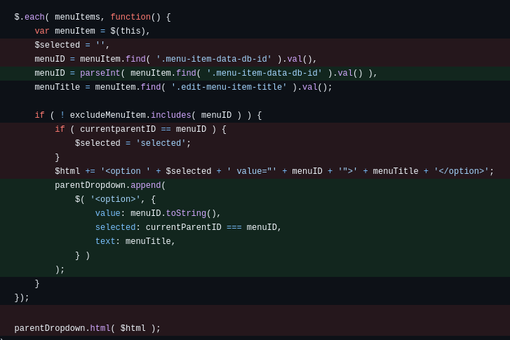 Comparison between vulnerable and patched versions