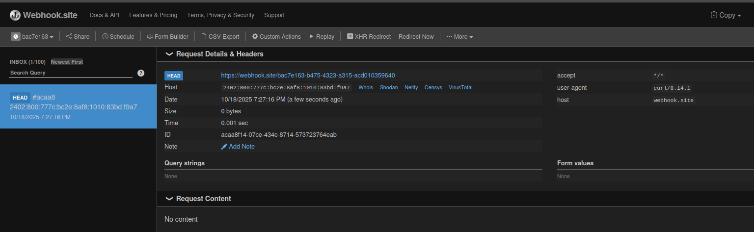 Successful LFI => RCE result