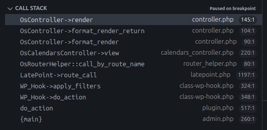 Callstack flow